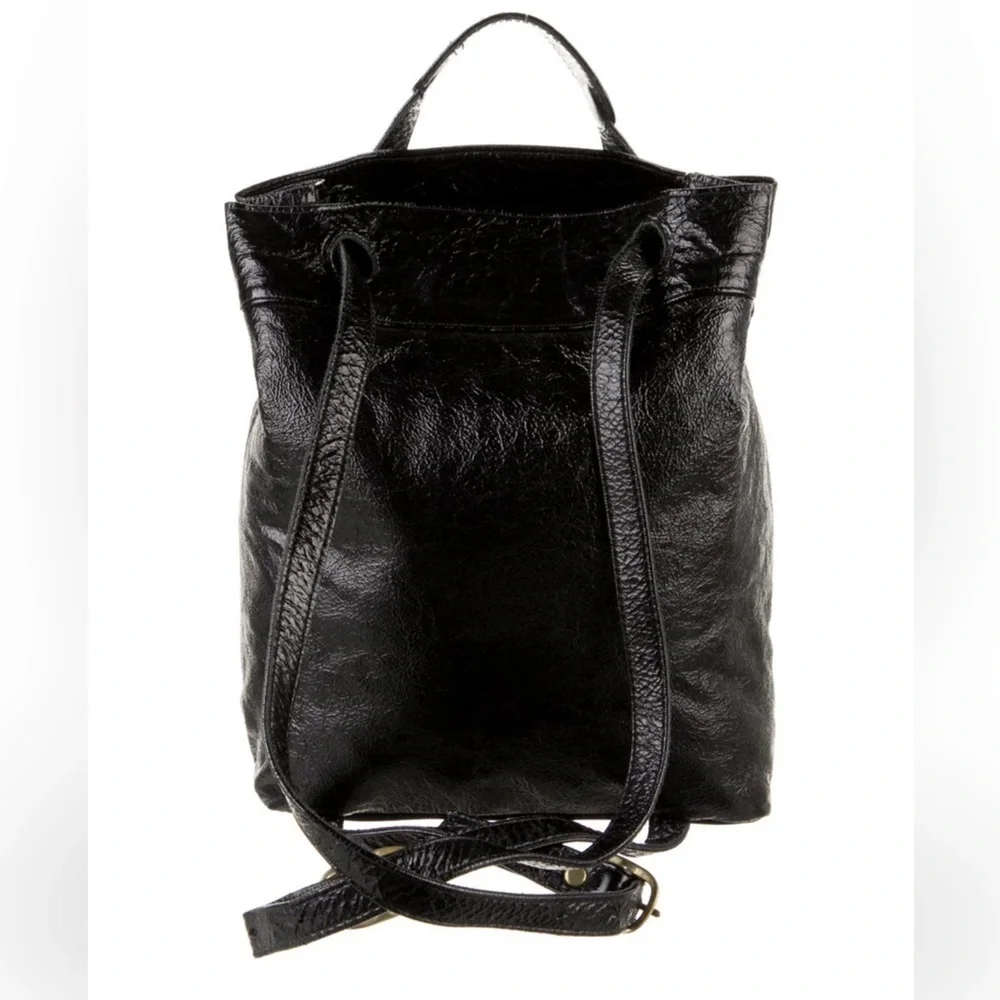 Sold calleen Cordero Dante  Crinkle Patent Leather Embellished Convertible Bag